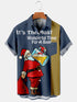 Men's Christmas Funny Graphic Short Sleeve Hawaiian Shirt