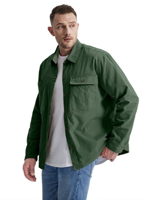 Men‘s Vintage Casual Outdoor Cargo Shirt