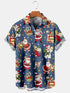 Men's Christmas Funny Graphic Short Sleeve Hawaiian Shirt