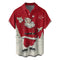 Men's Christmas Funny Graphic Short Sleeve Hawaiian Shirt