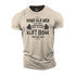Men's Some Old Men Take Naps, Real Old Men Lift Iron Then Take A Nap Cotton T-Shirt