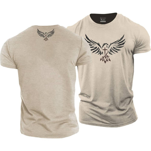 Men's Soaring Eagles Cotton T-Shirt
