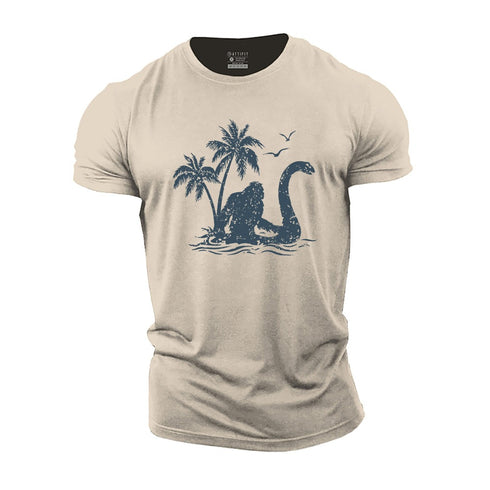 Men's Sasquatch Summer Cotton T-Shirt
