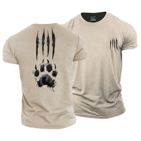 Men's Wolf Claw Landscape Cotton T-Shirt