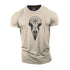 Men's Viking Raven Skull Cotton T-Shirt