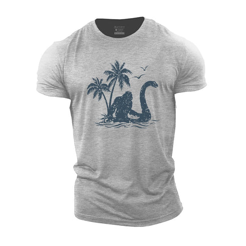 Men's Sasquatch Summer Cotton T-Shirt