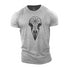 Men's Viking Raven Skull Cotton T-Shirt