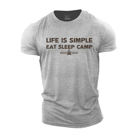 Men's Life Is Simple Cotton T-Shirt
