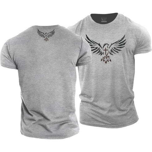 Men's Soaring Eagles Cotton T-Shirt