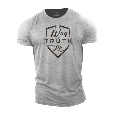 Men's The Way The Truth The Life Cotton T-Shirt