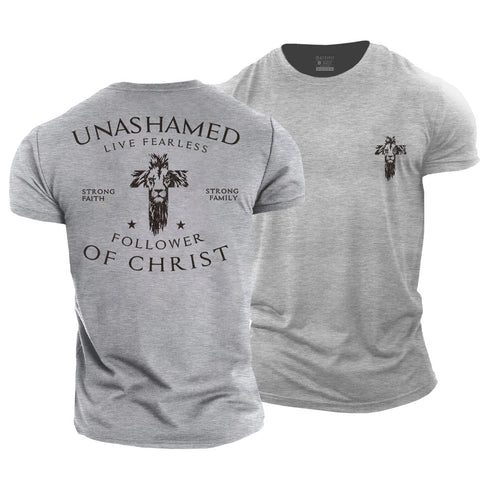 Men's Unashamed Follower of Christ Cotton T-Shirt