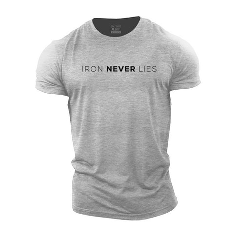 Men's Iron Never Lies Cotton T-Shirt