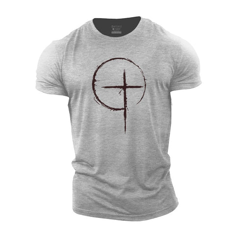 Men's Simple Cross Cotton T-Shirt