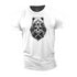 Men's Viking Skull Bear Cotton T-Shirt