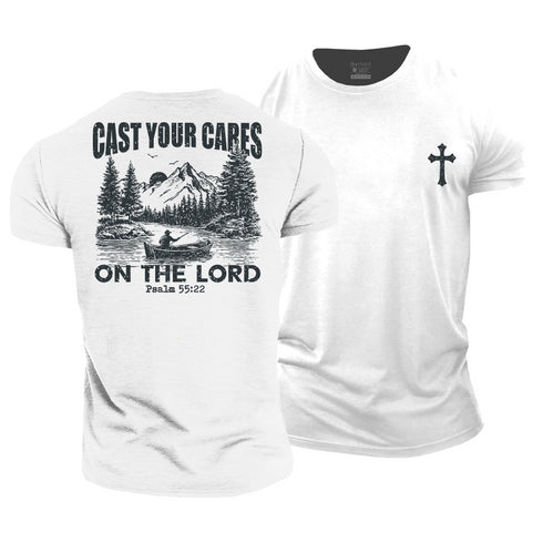 Men's Cast Your Cares on The Lord Cotton T-Shirt