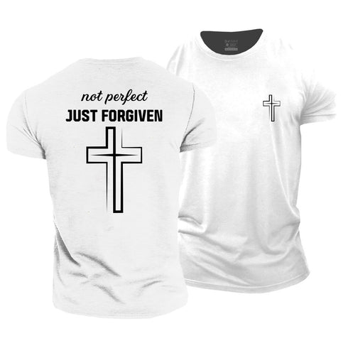Men's Not Perfect Just Forgiven Cotton T-Shirt