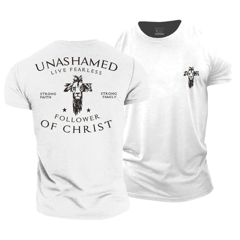 Men's Unashamed Follower of Christ Cotton T-Shirt