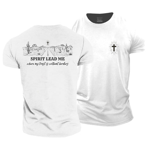 Men's SPIRIT LEAD ME Cotton T-Shirt