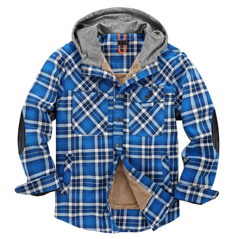 Men‘s Warm Pocket Casual Hoodie Jacket Outwear
