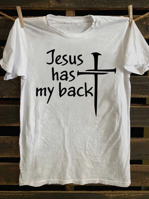 Unisex Jesus Has My Back T-shirt