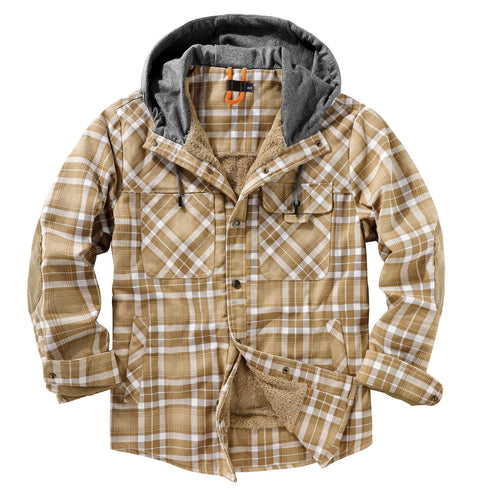 Men‘s Warm Pocket Casual Hoodie Jacket Outwear