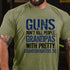 Men's Guns Don't Kill People Grandpas Do T-Shirt